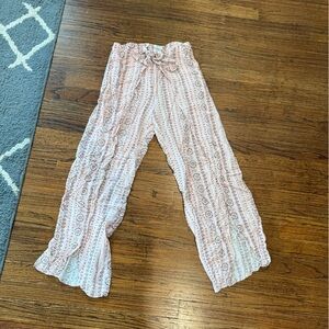 Forever 21 Patterned Coverup Tie Pants